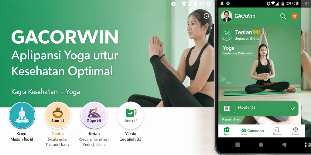 Antarmuka aplikasi GACORWIN yang sederhana dan menarik untuk program Yoga.