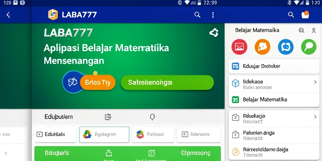 Tampilan antarmuka LABA777 yang menarik dan edukatif.