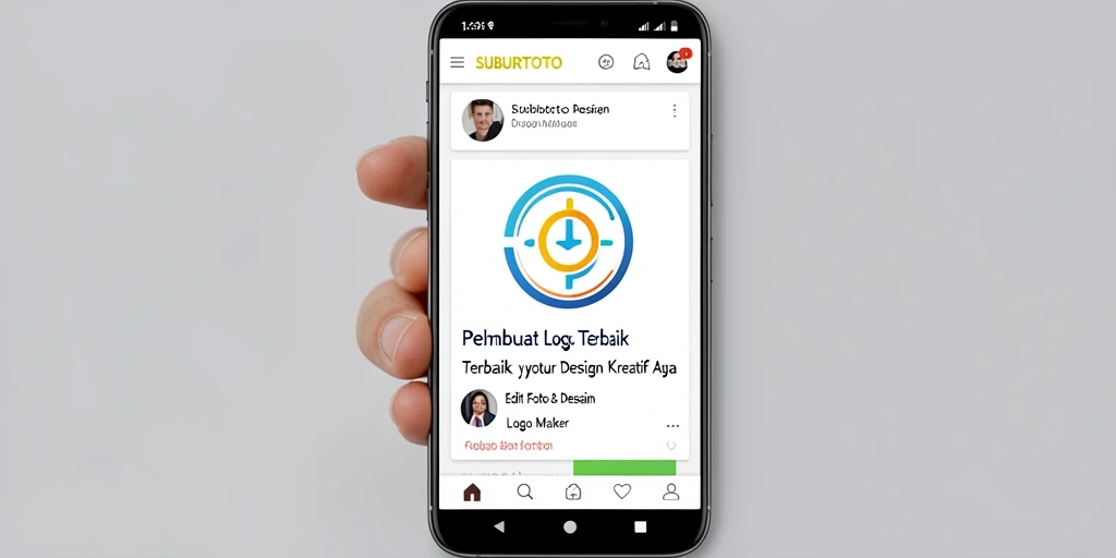 Tampilan antarmuka SUBURTOTO dengan berbagai pilihan desain logo.