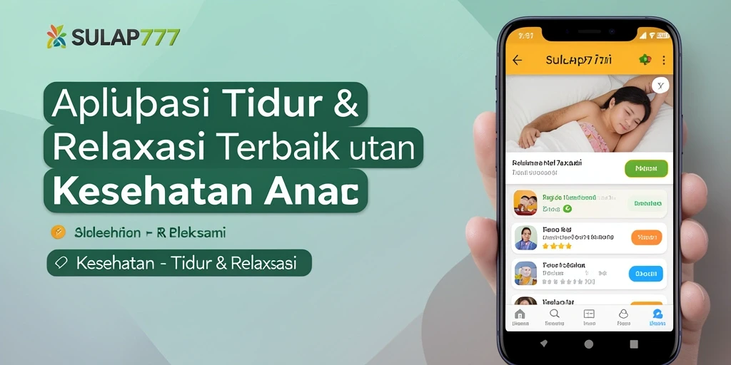 Antarmuka SULAP777 yang menenangkan untuk tidur dan relaksasi.
