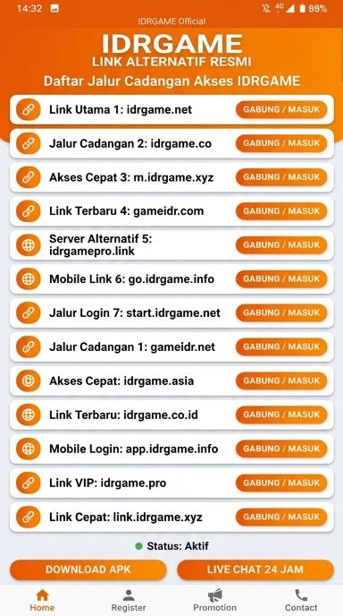 Link Alternatif idrgame untuk Pengguna Android