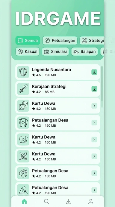 idrgame | Halaman Indeks Aplikasi Populer dan Kanal Uji